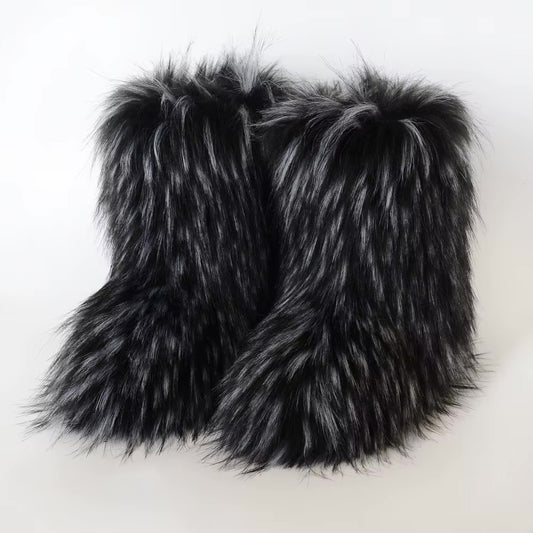 Bailee Boot - BLACK RABBIT