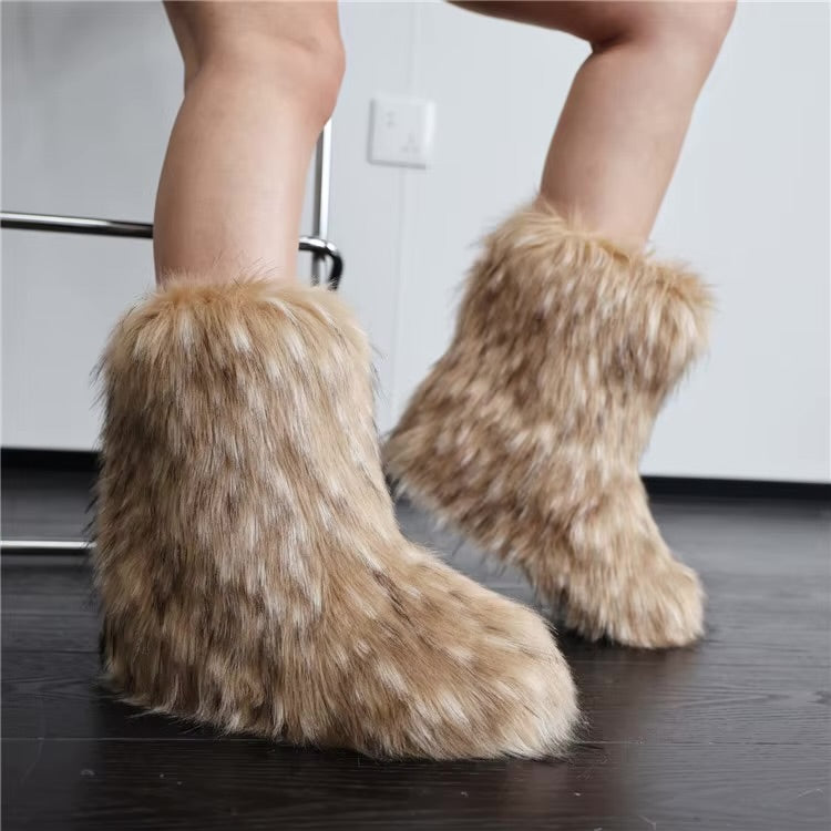 Bailee Boot - COFFEE & CREAM