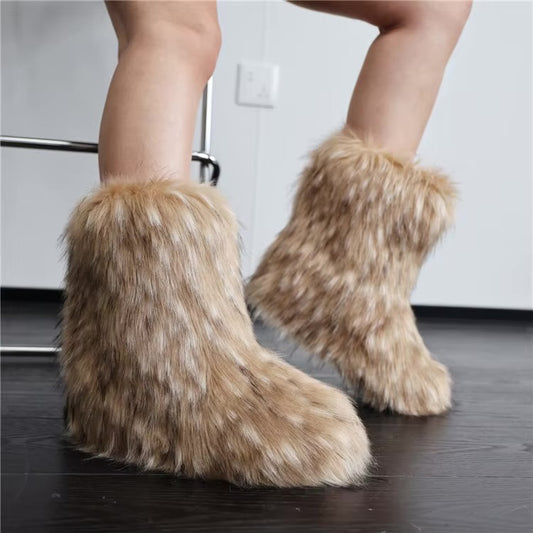 Bailee Boot - COFFEE & CREAM