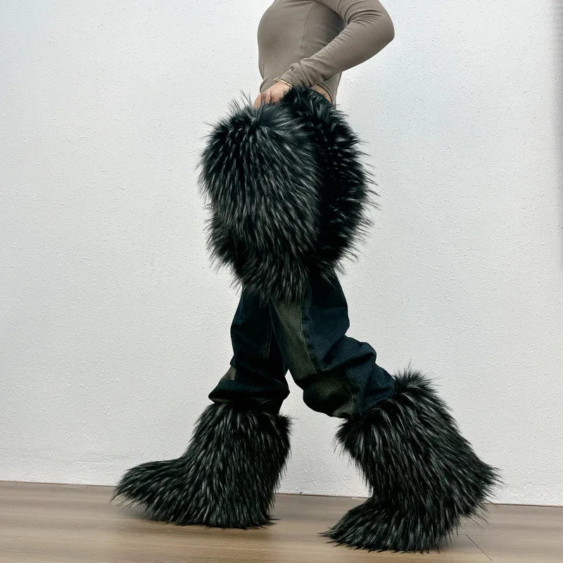 Bailee Boot - BLACK RABBIT