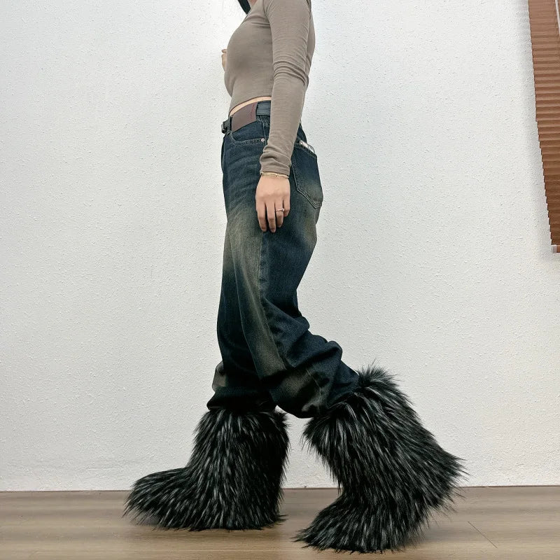 Bailee Boot - BLACK RABBIT